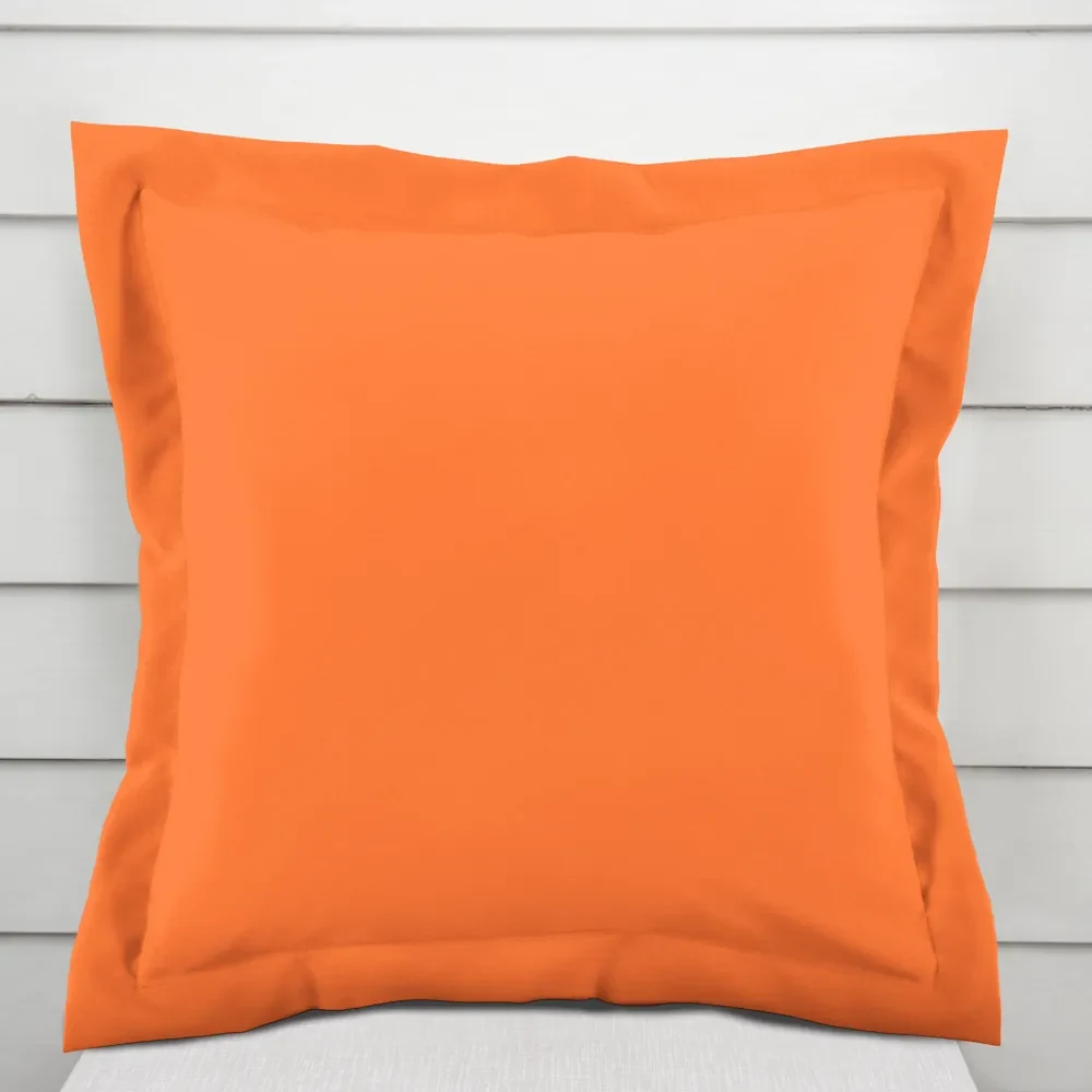 Biante Dekoračná obliečka na vankúš s lemom Rongo RG-035 Oranžová 40 x 40 cm
