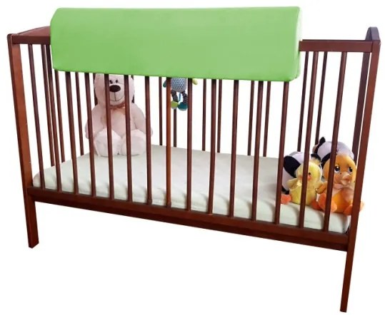 Chránič na detskú postieľku zelený, 90 cm