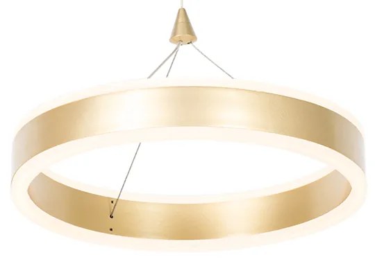 Závesné svietidlo mosadz 30 cm vrátane LED 3-stupňový stmievač - Lyani