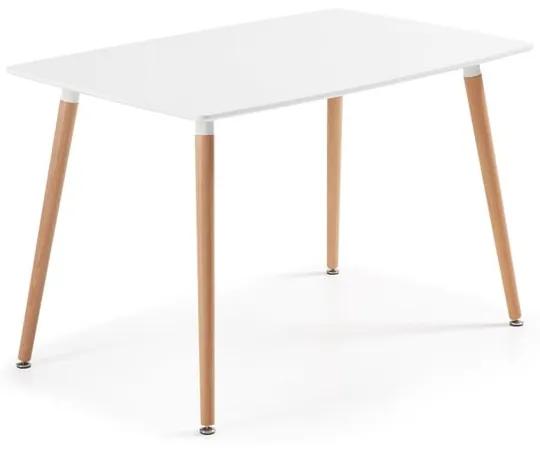 Jedálenský stôl z bukového dreva Kave Home Daw, 120 x 75 cm