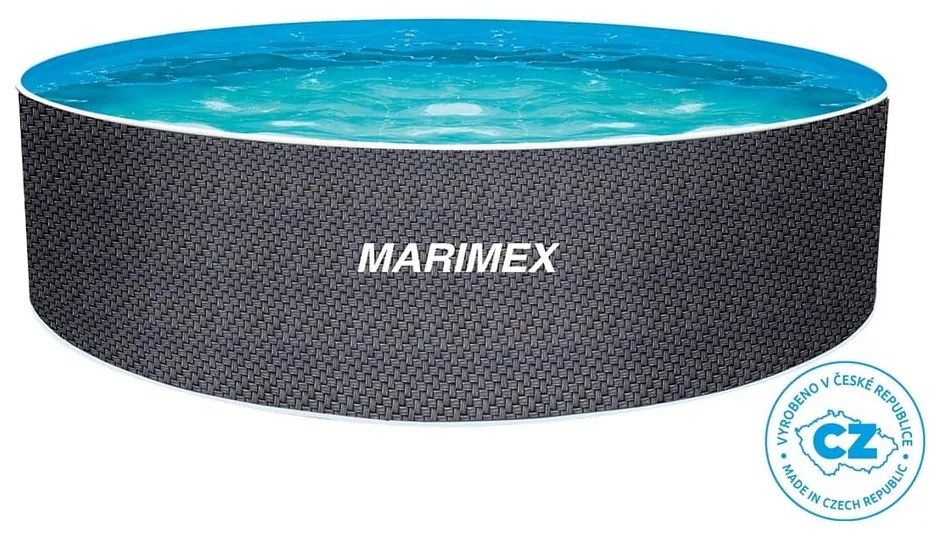 Bazén s pevnou konštrukciou ø 366 cm hĺbka 122 cm Orlando – Marimex