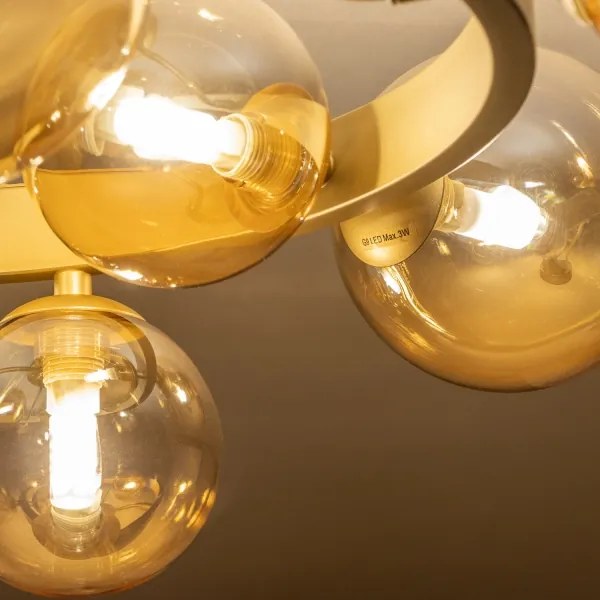 Brilagi - LED Prisadený luster MILLA 10xG9/3W/230V zlatá