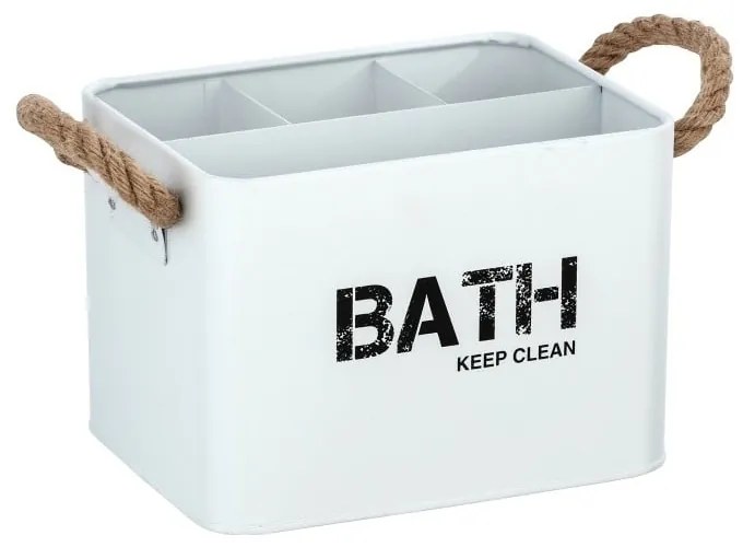 Biely kúpeľňový box Wenko Gara