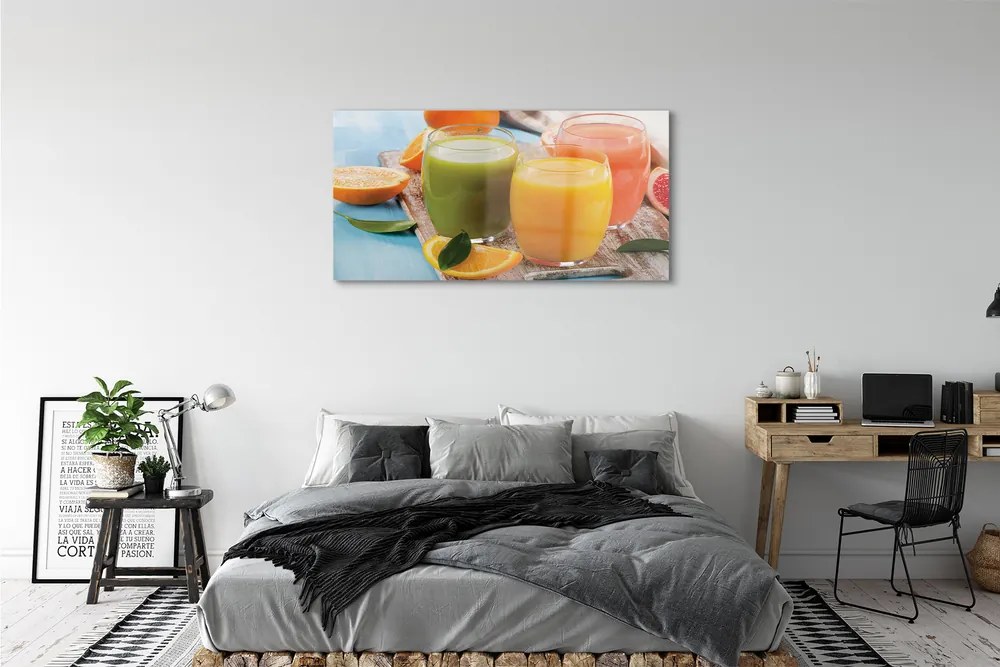 Obraz plexi Koktaily farebných skiel 125x50 cm