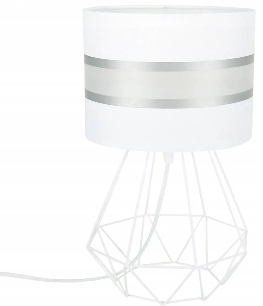 Stolná lampa Elegance, 1x textilné tienidlo (výber zo 6 farieb), (výber z 3 farieb konštrukcie), d