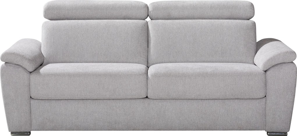 XXXLutz ROZKLADACIA POHOVKA, textil, strieborná Novel - Sedačky - 002469003401