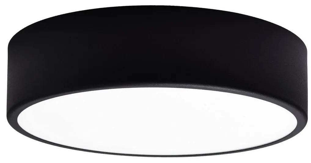 Temar Kúpeľňové stropné svietidlo CLEO 2xE27/24W/230V pr. 30 cm čierna IP54 TM0029