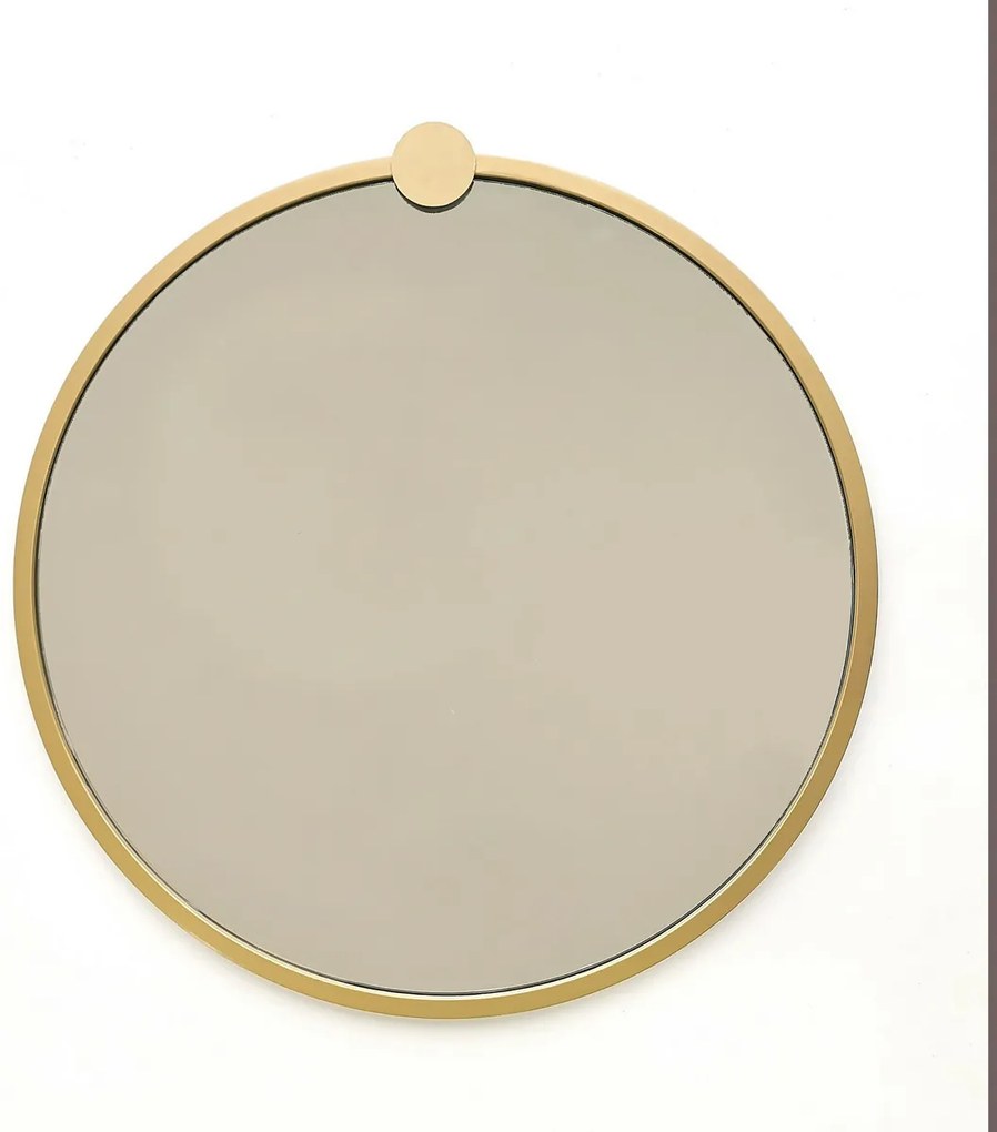 Zrkadlo Gold Metal Ayna 60 cm