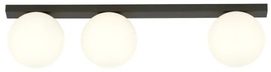 Stropné svietidlo FIT 3xE14/10W/230V čierna/biela