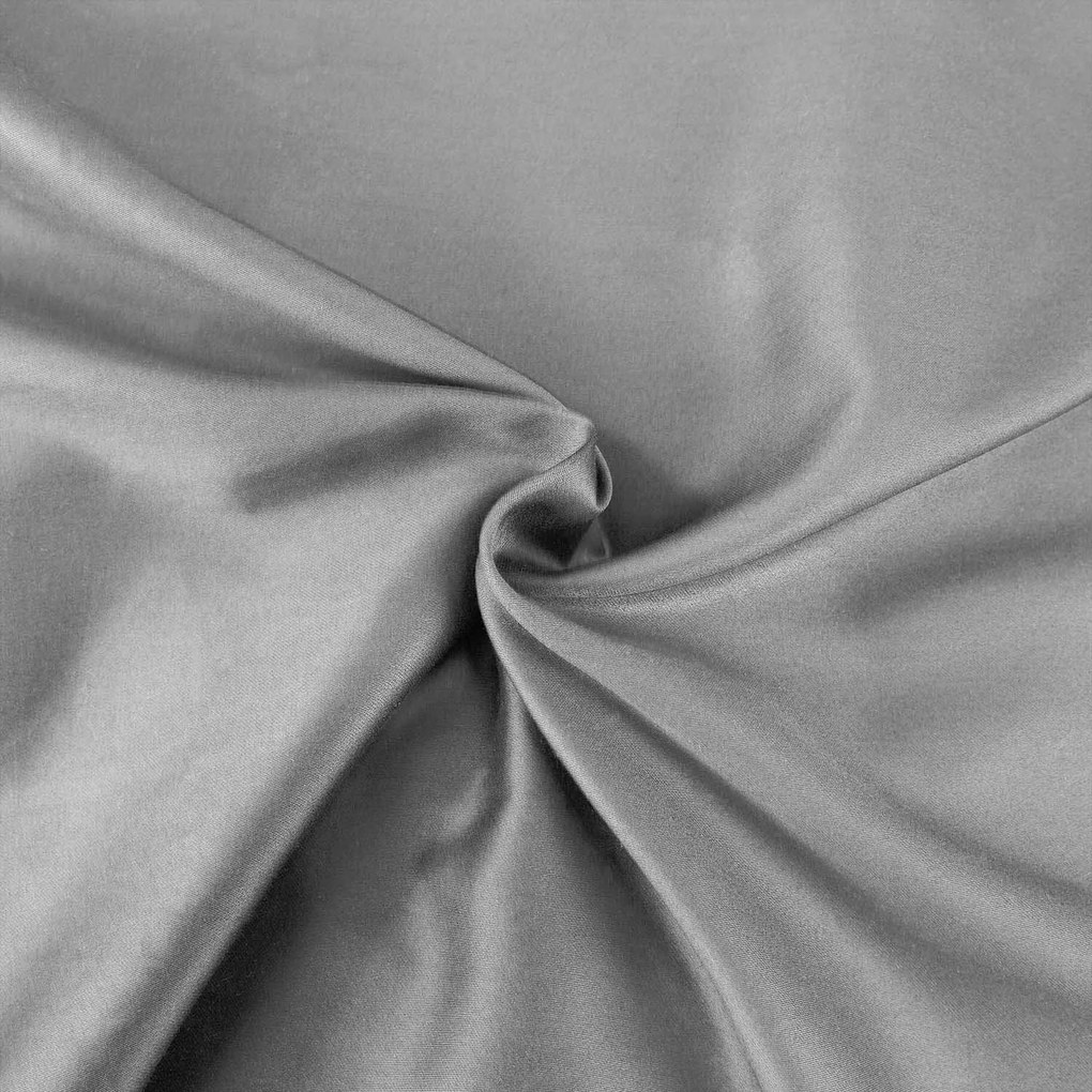 SATÉNOVÉ OBLIEČKY SATINLOVE CLASSIC 180X200 CM, 2KS 70X80 CM SIVÉ