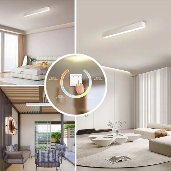 Immax NEO 07258L - LED Stmievateľné svietidlo LUNGO 29W/230V Wi-Fi Tuya biela + DO