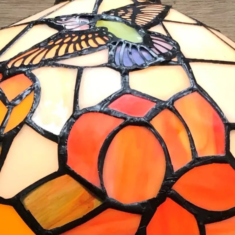 Tiffany tienidlo na lampu KOLIBRÍK Ø15