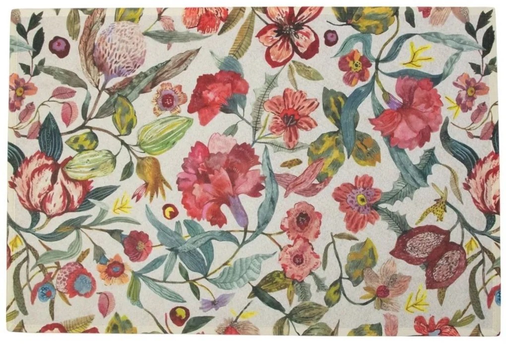 Rohožka s farebnými kvetmi Flowers - 75*50*1cm