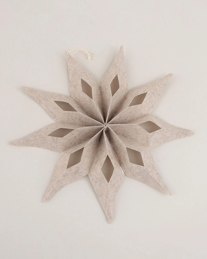 Vianočná výzdoba Nivalis I beige 50 cm
