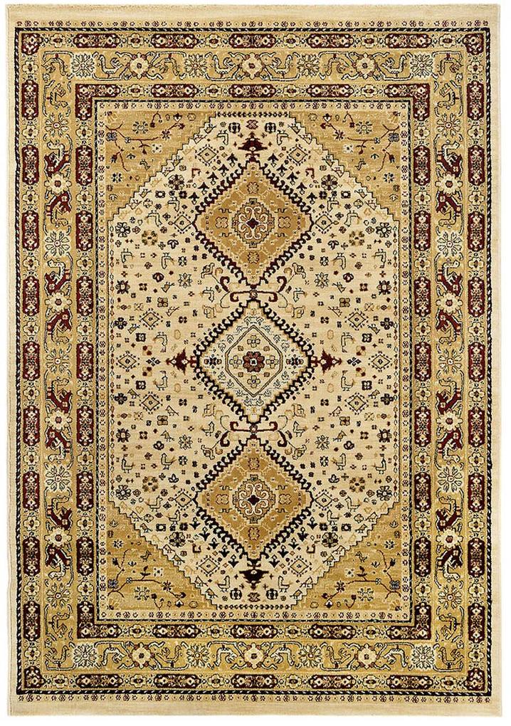 Koberce Breno Kusový koberec JENEEN 90/C78W, béžová, viacfarebná,200 x 285 cm