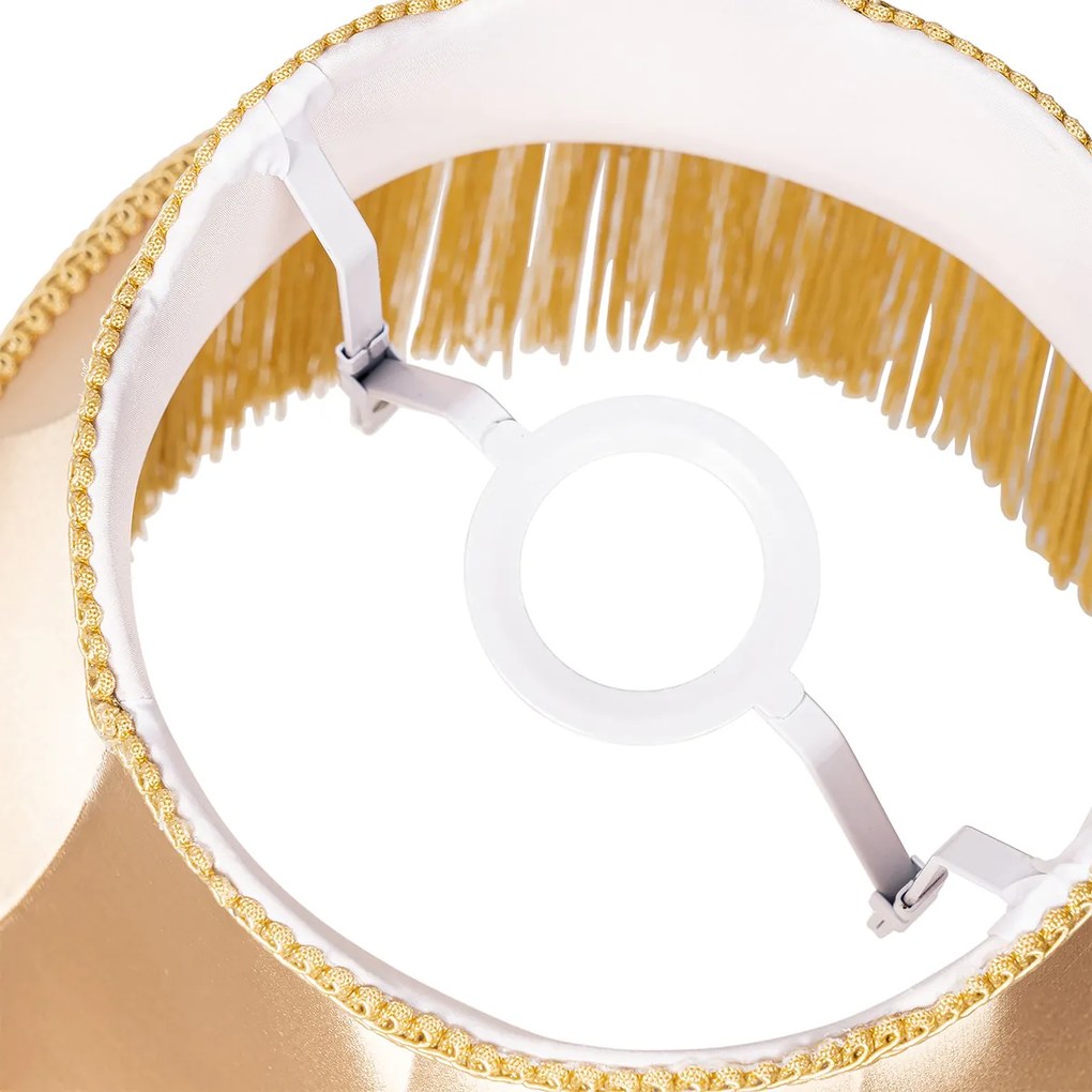 Lampa z látky zlatá 30 cm - Granny