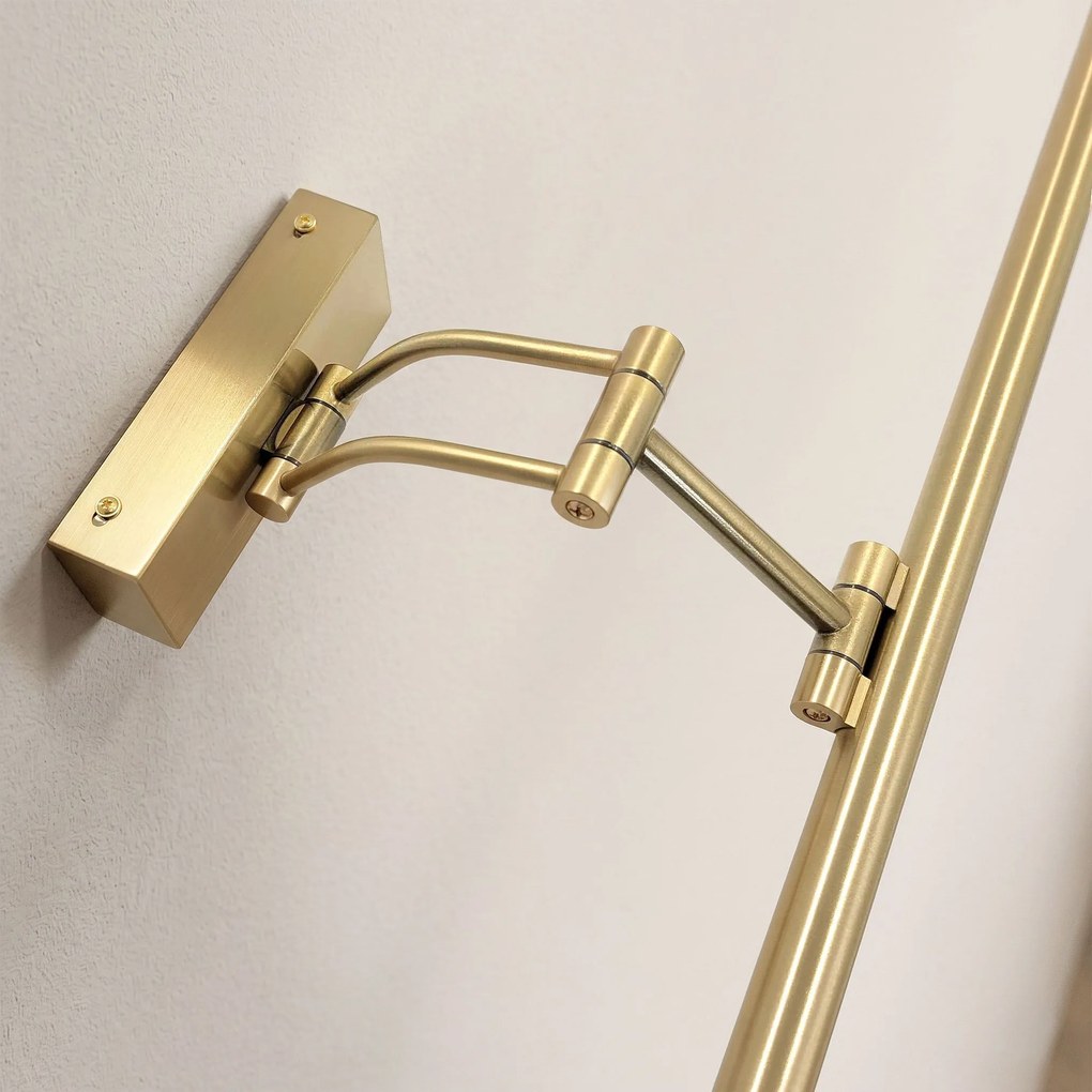 Toolight Toolight, LED nástenné svietidlo, 60cm, 12W, 4000K, 1500lm, SWE023-1W, zlatá matná, OSW-20122