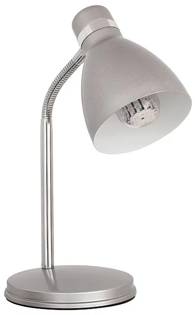Stolná lampa Kanlux ZARA 07560 strieborná