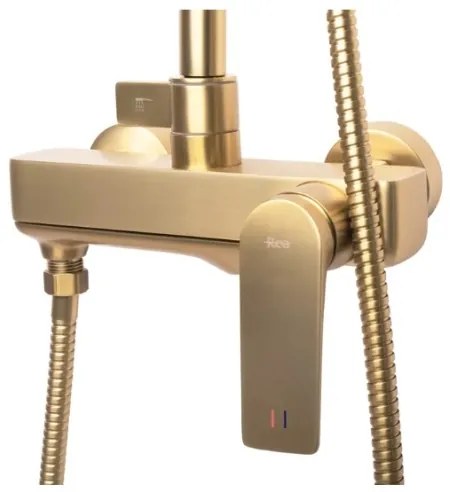 REA-P2400 - Sprchová súprava s batériou AVALON, brúsené zlato