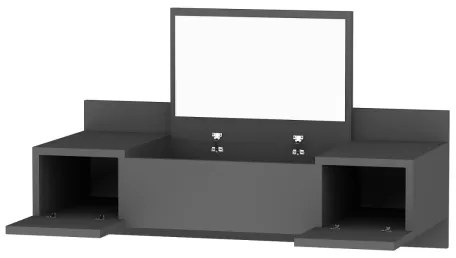 Toaletný stolík ZAKKUM 33x100 cm antracit