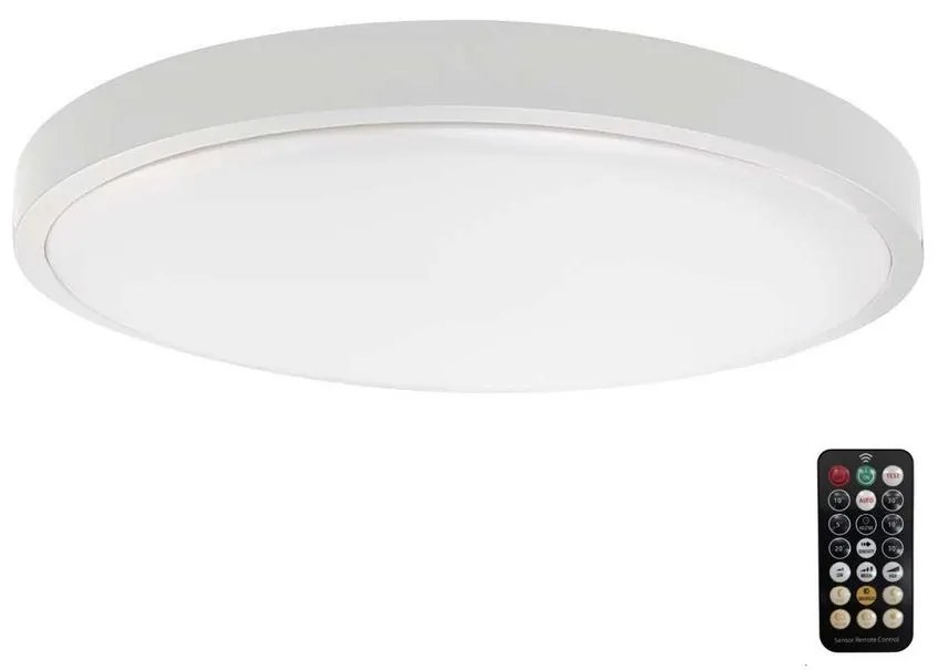 LED Kúpeľňové stropné svietidlo so senzorom LED/18W/230V 4000K IP44 biela