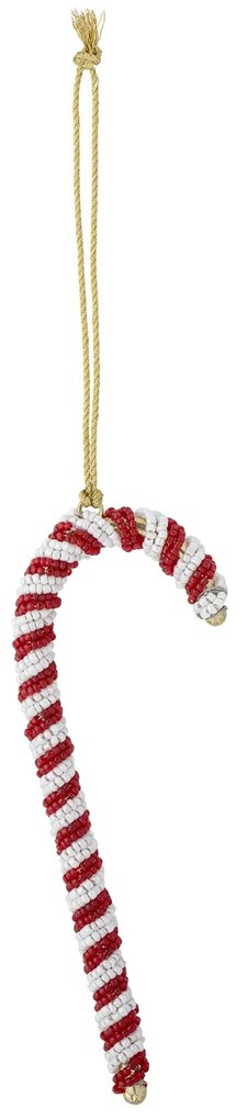 Bloomingville Vianočná ozdoba Jenice Red Glass / Metal 14 cm
