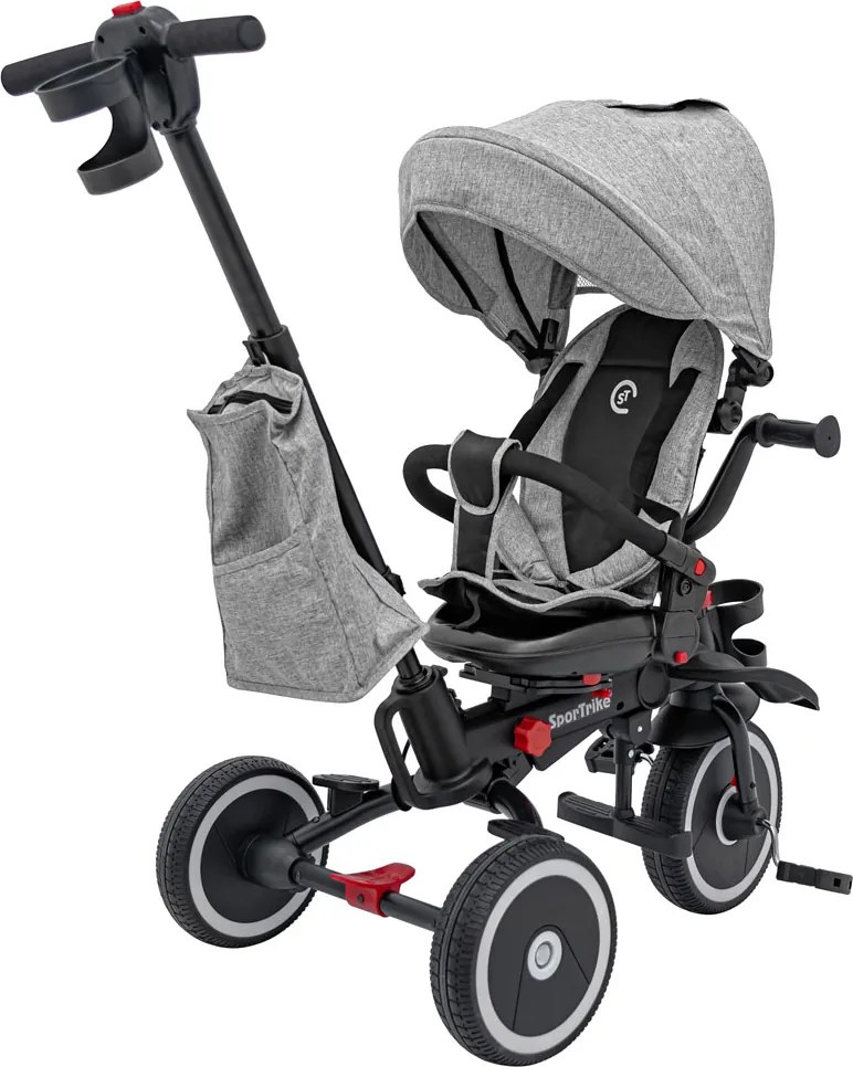 Ramiz Trojkolka RIDER šedá SPORTRIKE