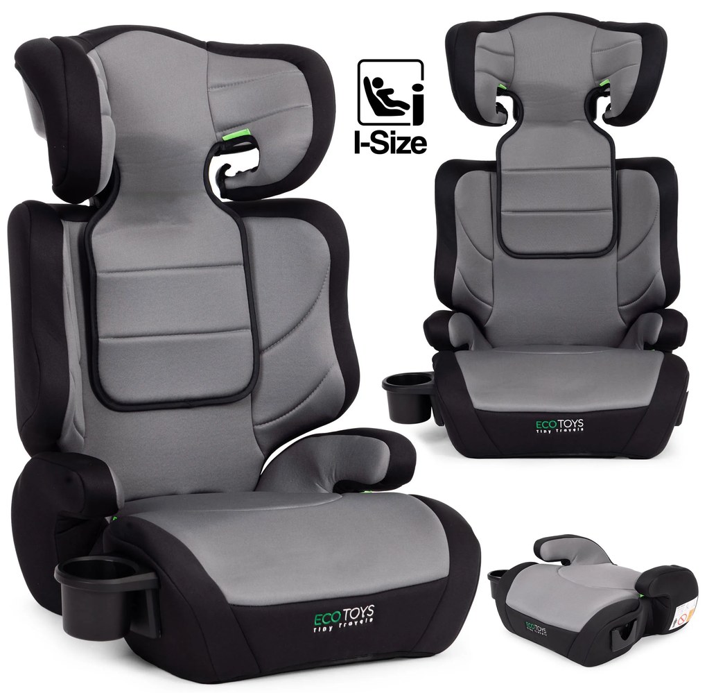 Detská autosedačka 2 v 1, i-SIZE, výška sedadla 100 – 150 cm, ECOTOYS