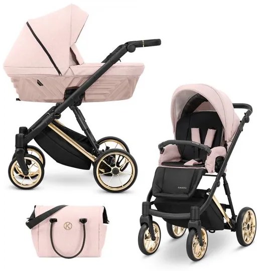 Kočík Kunert Ivento Premium 2v1 - smoky pink