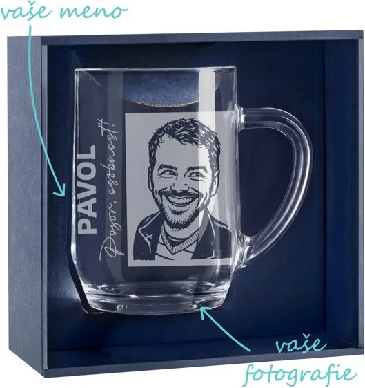 Pieskovaný polliter na pivo Karikatúra