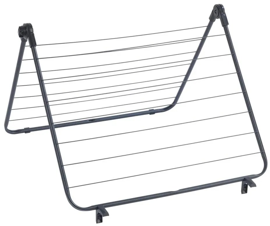WENKO 63003100 - Sušiak na bielizeň CHAMPION 65x114 cm čierny
