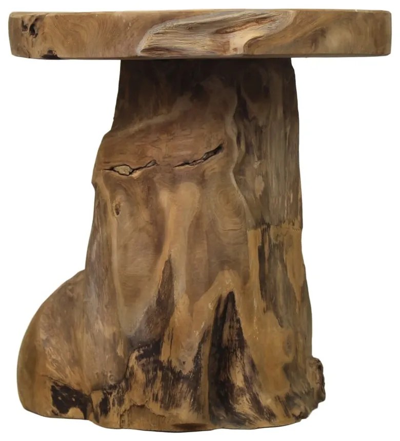 Odkladací stolík z teakového dreva HSM collection Kruk Root