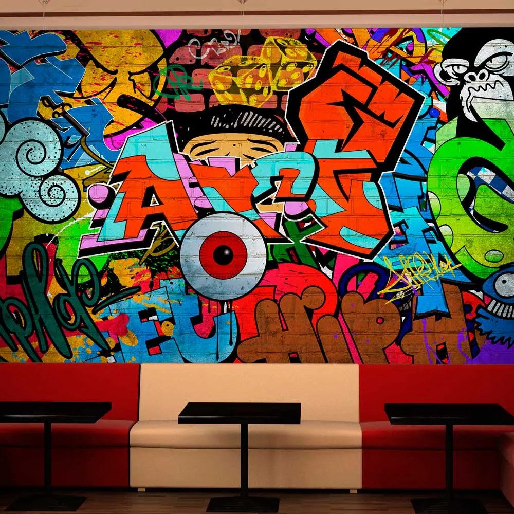 Artgeist Fototapeta - Graffiti art Veľkosť: 147x105, Verzia: Samolepiaca