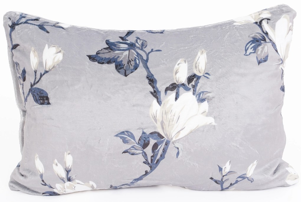 Obliečka na vankúš mikroplyš Digital 40 × 60 cm - Johari šedé