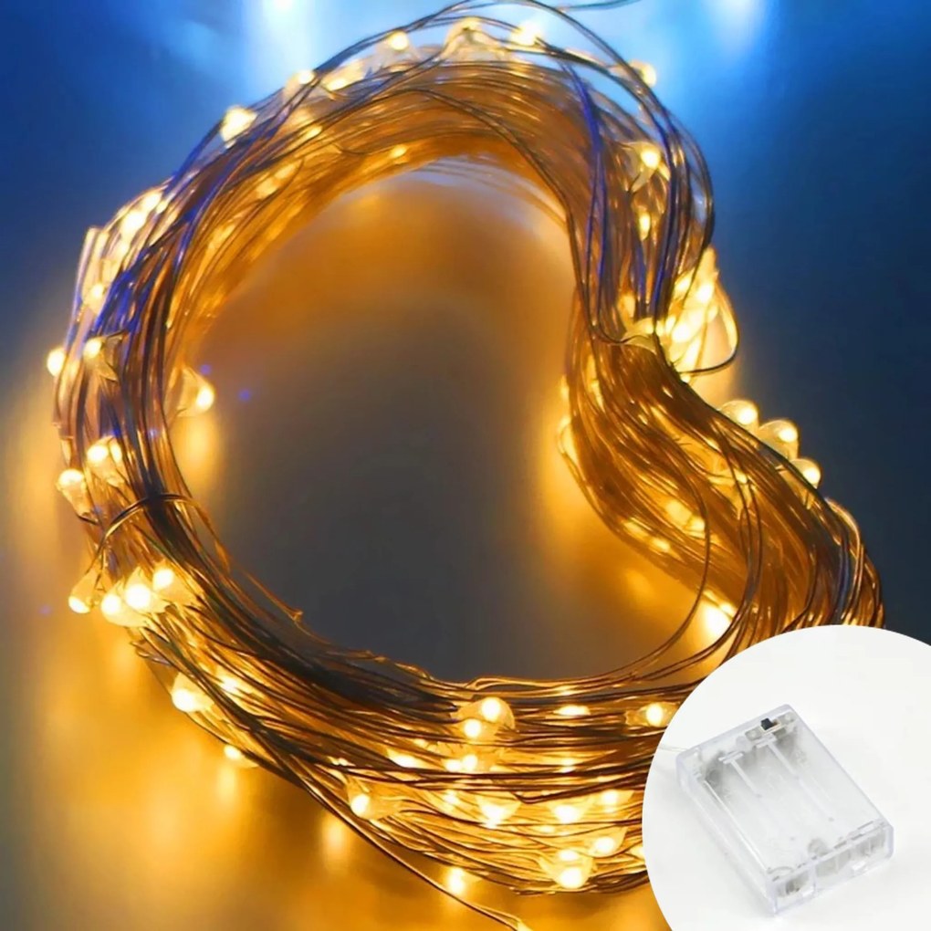 PIPPER | LED svetelná reťaz na baterky - 12 m