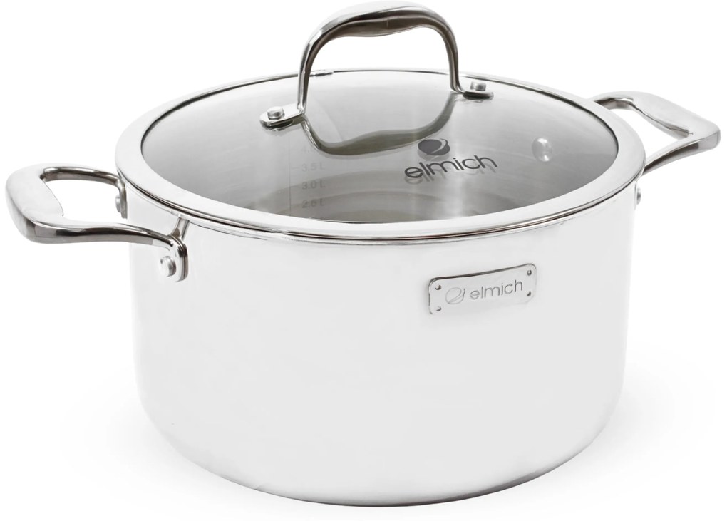 Elmich Trojvrstvový nerezový hrniec na indukciu Trimax XS 24 cm (6 l)