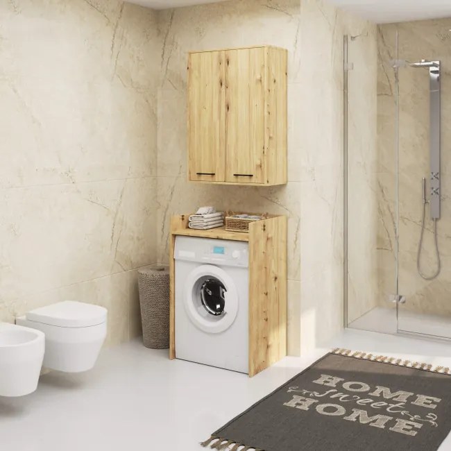 Kúpeľňová skrinka FIN H934 W64 2D dub artisan