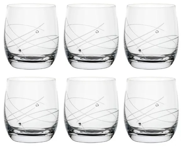 Celebration crystals Poháre GLOBO CRYSTALS MODERN 350 ml, 6 ks