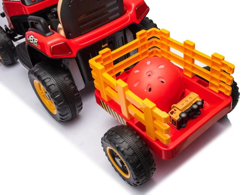 LEAN CARS Elektrický traktor BBH-030 červený