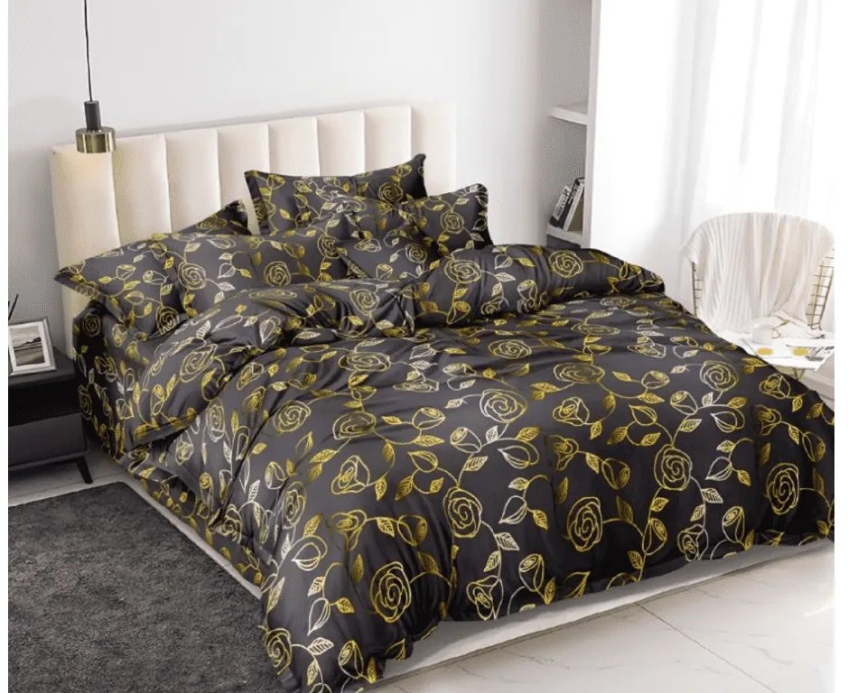 Obliečky z mikrovlákna GOLDURA tmavo sivé Rozmer obliečky: 70 x 80 cm | 140 x 200 cm