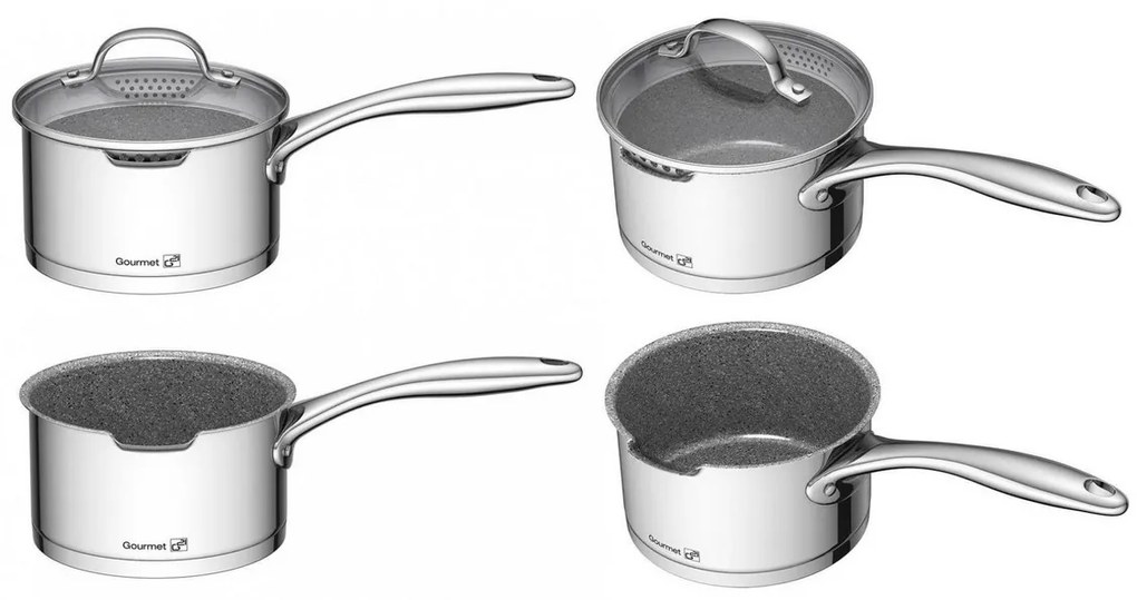 Sada riadu G21 Gourmet Miracle s hrncom navyše, 11 dielov, nerez/greblón 6352112
