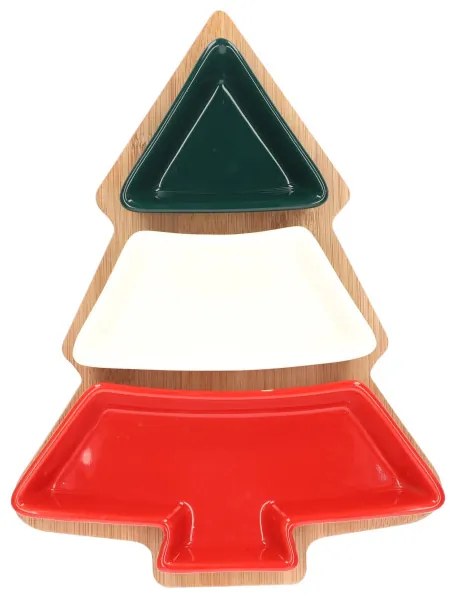 Sada servírovacích misiek TROEL v tvare vianočného stromčeka 982754