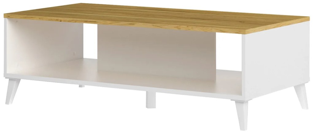 Konferenčný stolík Barris 41 120 cm orech americký/biely