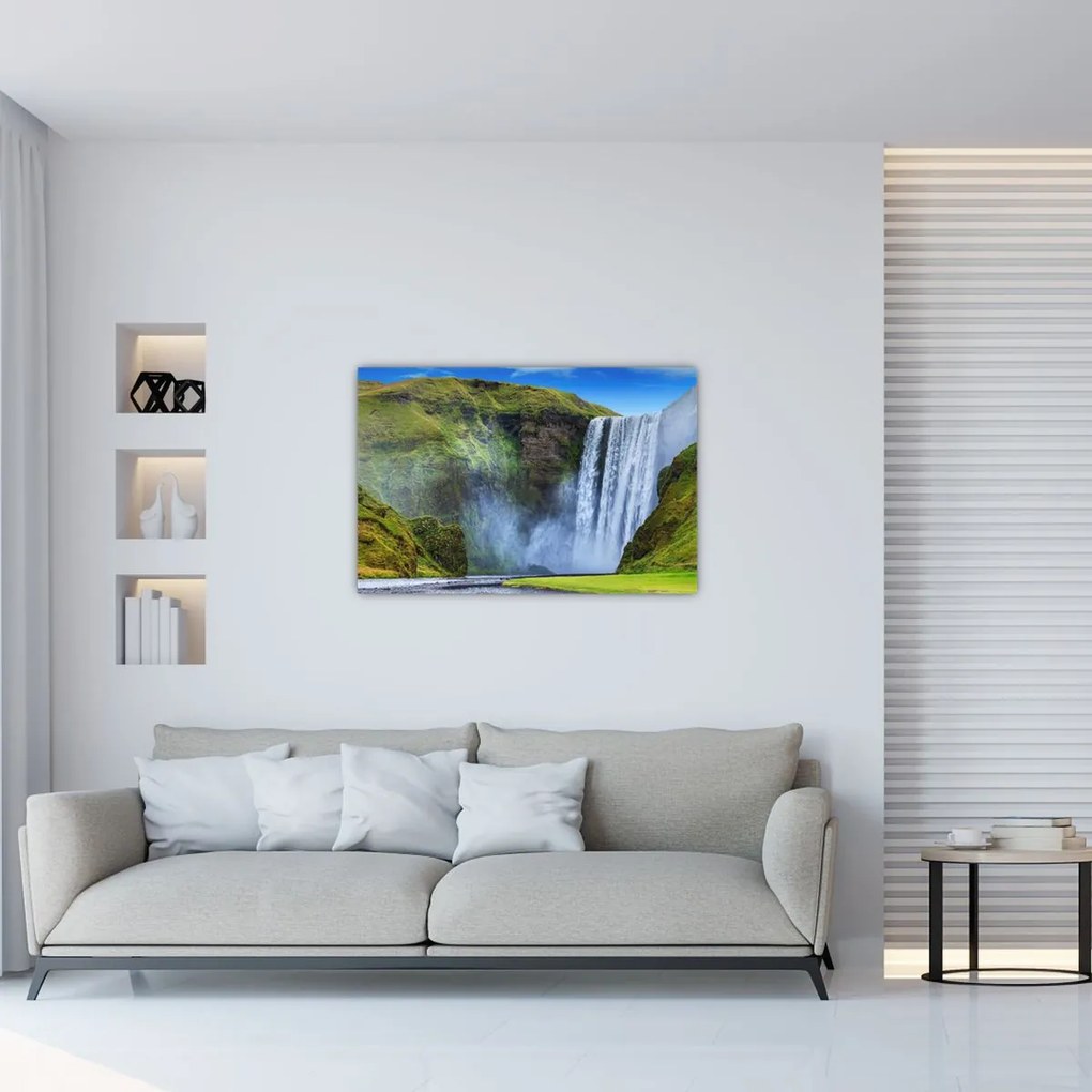 Obraz - Vodopád Seljalandsfoss (90x60 cm)