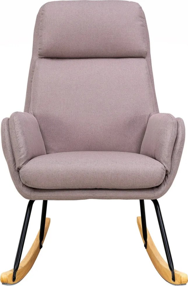 Hojdacie kreslo Lindberg, staroružová látka