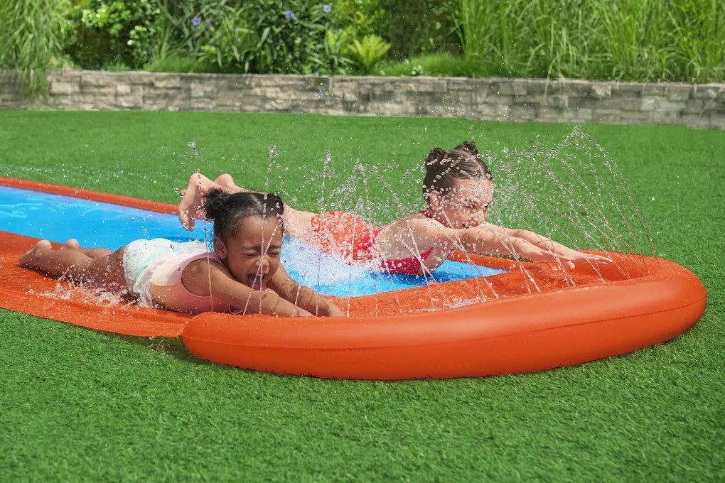 CH DVOJNÁSOBNÁ VODNÁ ŠMYKĽAVKA 488 CM *9085