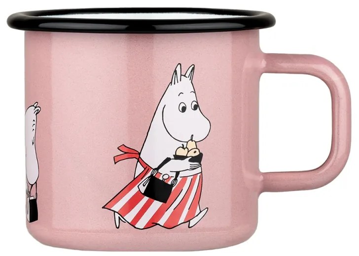 Hrnček Moominmamma 0,37l, smalt / růžový