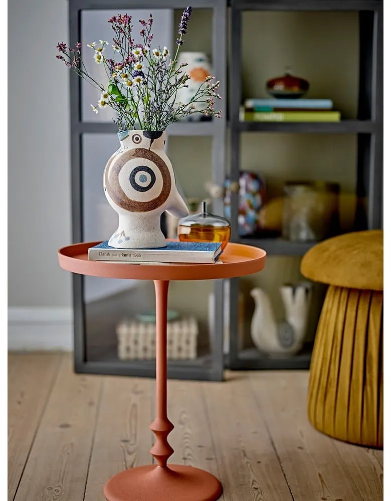 Kovový okrúhly odkladací stolík ø 37 cm Anjou – Bloomingville