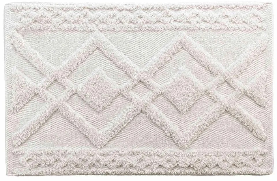 Biela kúpeľňová predložka 50x80 cm Gladis – douceur d'intérieur