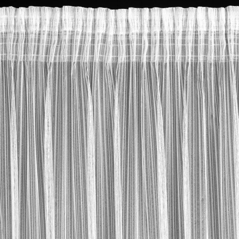 ZÁCLONA NOELIA NA PÁSKE 300X270 CM BIELA